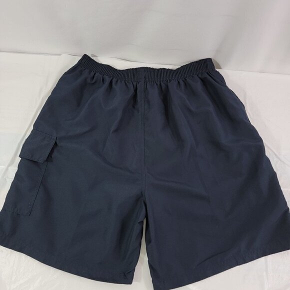 OCEAN Blue Mesh Lined Swim Trunks Board Shorts LG - Picture 10 of 11